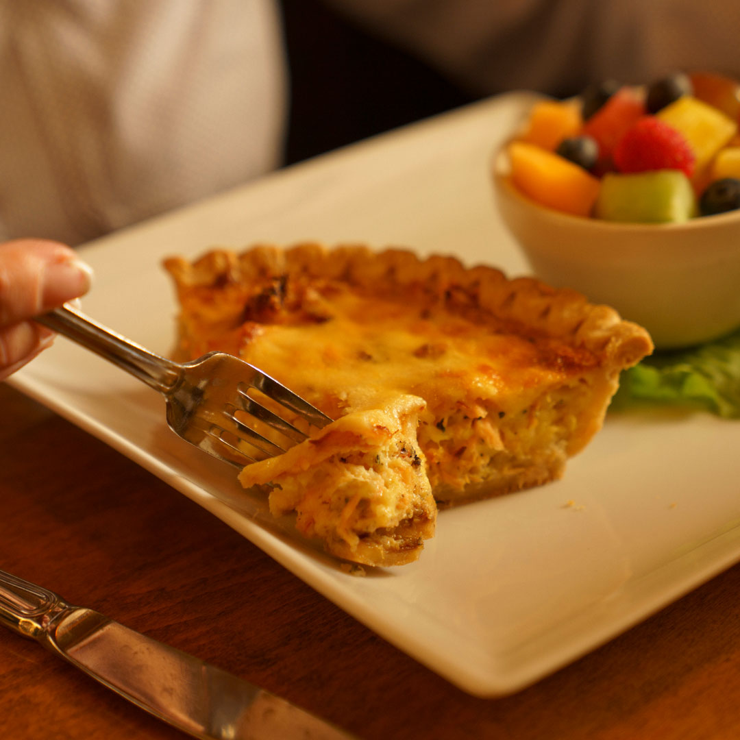 Brunch Quiche at Cottonwood Grille